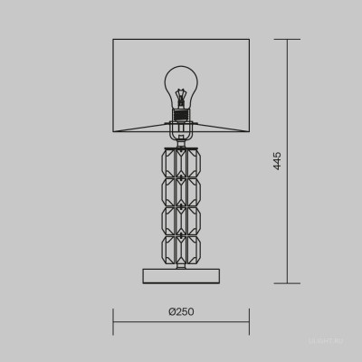 Настольный светильник Maytoni DIA008TL-01CH