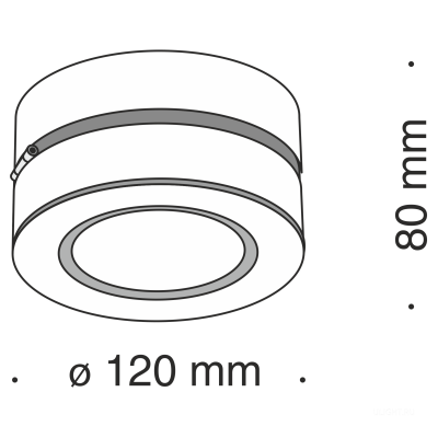 Потолочный светильник Technical C023CL-L20B