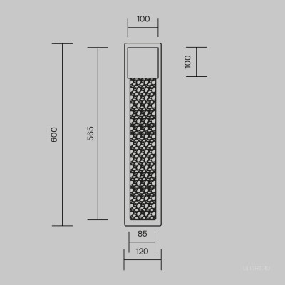Настенный светильник (бра) Maytoni MOD474WL-L30B3K