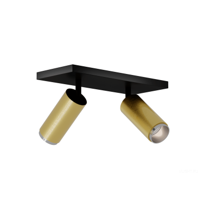 Накладной светильник HOKASU Tube DUO Zoom (55-120/gold – 20w/4090/12-50deg)