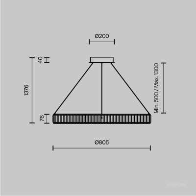 Подвесной светильник Maytoni P097PL-L45BS3K