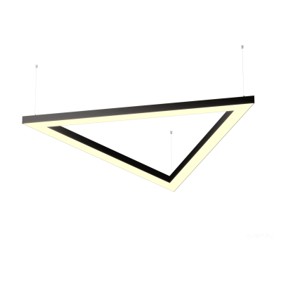 Светильник Треугольник S50 (RAL9005/3x811/LT70 — 3K/52W)
