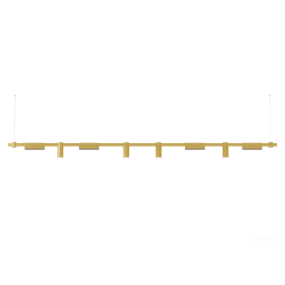 Подвесной светильник HOKASU PL10 (GOLD/2500mm – 190mm/40deg – D55/140mm – 4K/54W)