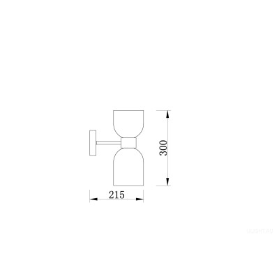 Настенный светильник (бра) Freya FR5203WL-02BS