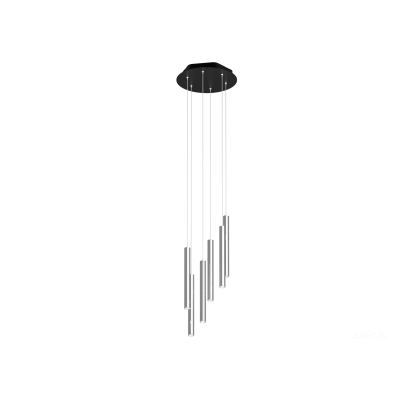Подвесной светильник HOKASU Tube Cascade (40-320/silver – 42w/4090/15deg)