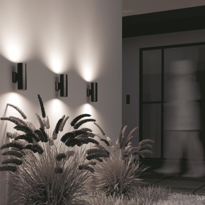 Уличный настенный светильник Outdoor O583WL-02B