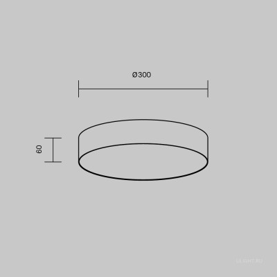 Потолочный светильник Technical C032CL-36W4K-RD-B