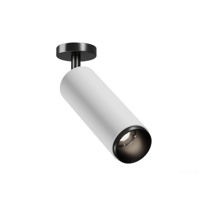 Накладной светильник HOKASU Tube ON Zoom (55-120/ral9003 – 10w/4090/12-50deg)