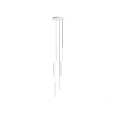 Подвесной светильник HOKASU Tube Cascade (40-320/ral9003 – 42w/3090/15deg)