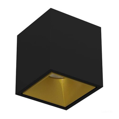 Накладной светодиодный светильник KUBING Black Gold