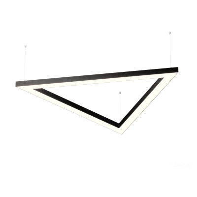 Светильник Треугольник S50 (RAL9005/3x811/LT70 — 4K/52W)