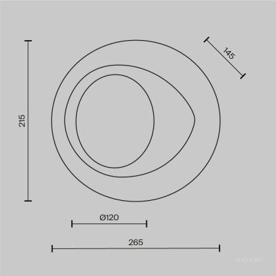 Настенный светильник (бра) Maytoni MOD435WL-01W