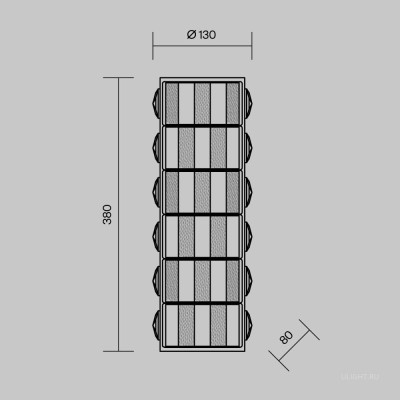 Настенный светильник (бра) Maytoni MOD336WL-L35G3K