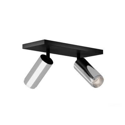 Накладной светильник HOKASU Tube DUO Zoom (55-120/silver – 20w/4090/12-50deg)