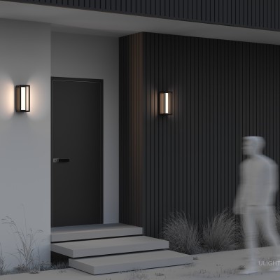 Уличный настенный светильник Outdoor O480WL-L12B3K