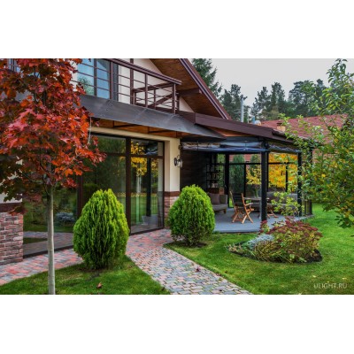 Уличный настенный светильник Outdoor O413WL-01BZ