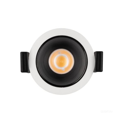 Светильник MS-SHADE-LUM-BUILT-R58-10W Warm3000 (WH-BK, 35 deg, 230V) (Arlight, IP20 Металл, 5 лет)