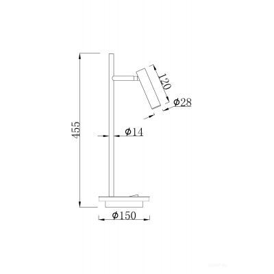 Настольный светильник Maytoni Z010TL-L8B3K