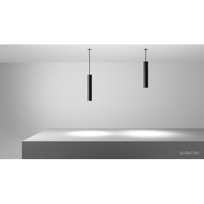 Подвесной светильник HOKASU Tube Hang (55-320/ral9005 – 10w/4090/10deg)