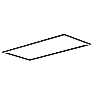 Светильник HOKASU Frame S50 (RAL9005/2498x1219mm/LT70 — 4K/156W)