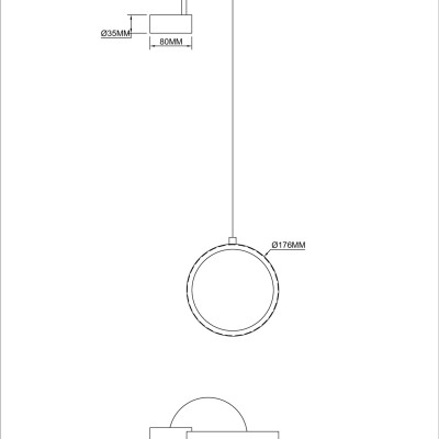 Подвесной светильник Freya FR6082PL-L10B