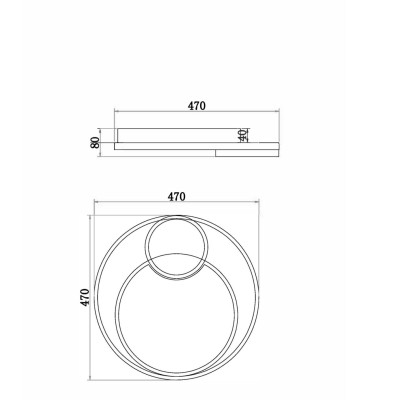 Потолочный светильник Freya FR10028CL-L80W