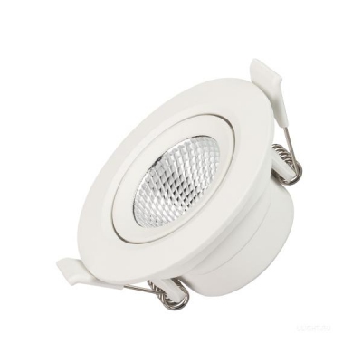 Светильник LTD-POLAR-TURN-R80-5W Warm3000 (WH, 36 deg, 230V) (Arlight, IP20 Пластик, 3 года)