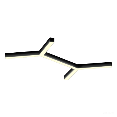 Светильник HOKASU Molecule 35/40 (RAL9005/6x415mm/LT70 — 3K/56W)