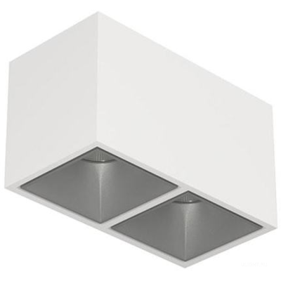 Накладной светодиодный светильник KUBING 2 White Grey