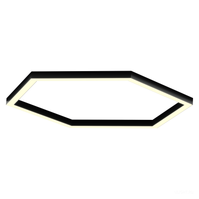 Светильник HOKASU Hexagon S50 (RAL9005/634*6mm/LT70 — 3K/80W)