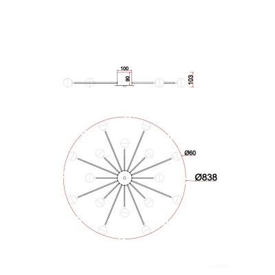 Потолочный светильник Freya FR5242CL-16B