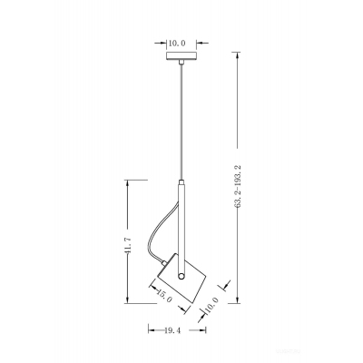 Подвесной светильник Freya FR4004PL-01WB