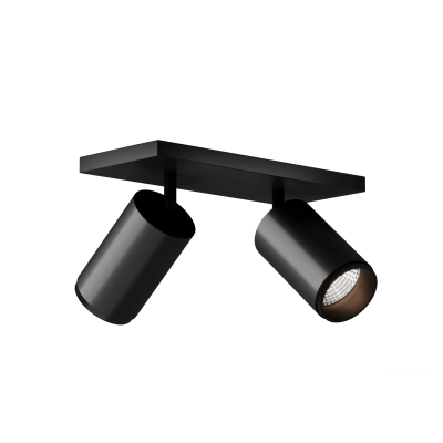 Накладной светильник HOKASU Tube DUO Zoom (85-160/ral9005 – 40w/4097/12-50deg)