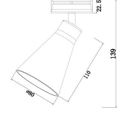 Встраиваемый светильник Technical C060CL-01W