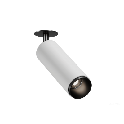Встраиваемый светильник HOKASU Tube IN Zoom (55-120/ral9003 – 10w/3090/12-50deg)
