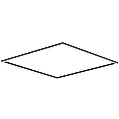Светильник HOKASU Frame S50 (RAL9005/2498x2498mm/LT70 — 3K/208W)