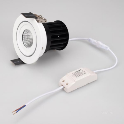 Светодиодный светильник LTD-95WH 9W Warm White 45deg (Arlight, IP40 Металл, 3 года)