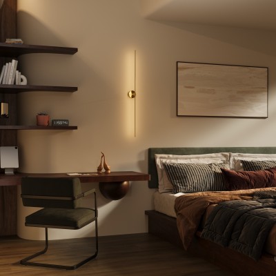 Настенный светильник (бра) Maytoni C084WL-L18BS2.7K