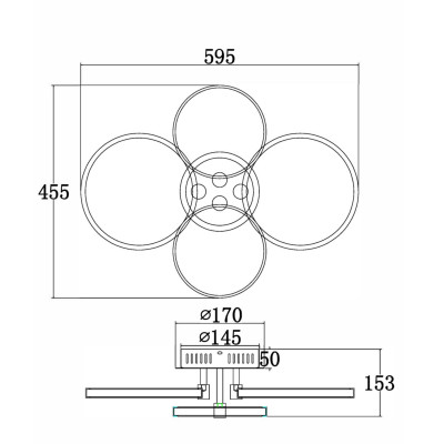 Потолочный светильник Freya FR10018CL-L40W