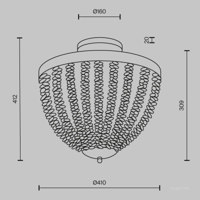 Потолочный светильник Maytoni MOD440CL-03BS