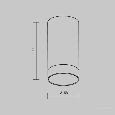 Уличный потолочный светильник Outdoor O500CL-L5B3K