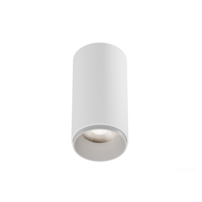 Накладной светильник HOKASU Tube Zoom (85-160/ral9003 – 40w/4098/12-50deg)