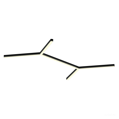 Светильник HOKASU Molecule S50 (RAL9005/6x819mm/LT70 — 3K/104W)