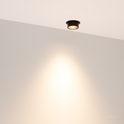 Светильник SP-NUANCE-TRIMLESS-PULL-R35-7W Warm3000 (BK, 36 deg, 230V) (Arlight, IP40 Металл, 5 лет)