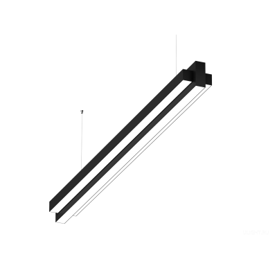 Линейный светильник HOKASU Brick (RAL9005/1250mm/LT70 — 4K/26W)