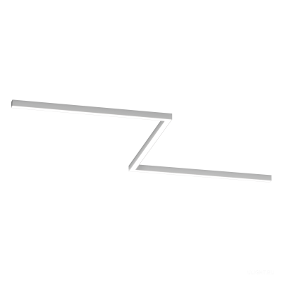 Светильник ЗигЗаг S50 (RAL9003/3x1250mm-90/LT70 — 4K/78W)