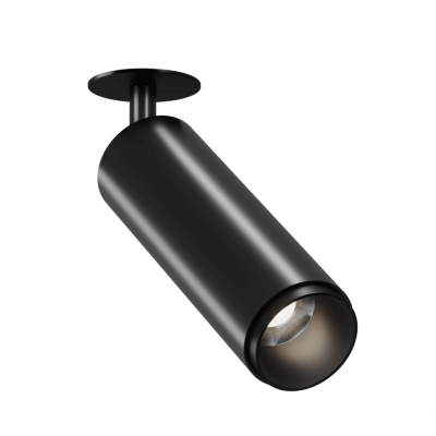 Встраиваемый светильник HOKASU Tube IN Zoom (55-120/ral9005 – 10w/2490/12-50deg)