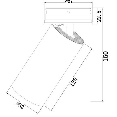 Потолочный светильник Technical C057CL-L12W3K