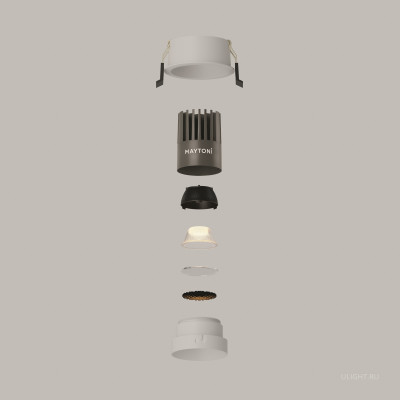 Встраиваемый светильник Technical DL115-10W-3K-W