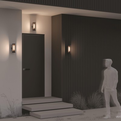 Уличный настенный светильник Outdoor O451WL-01GF